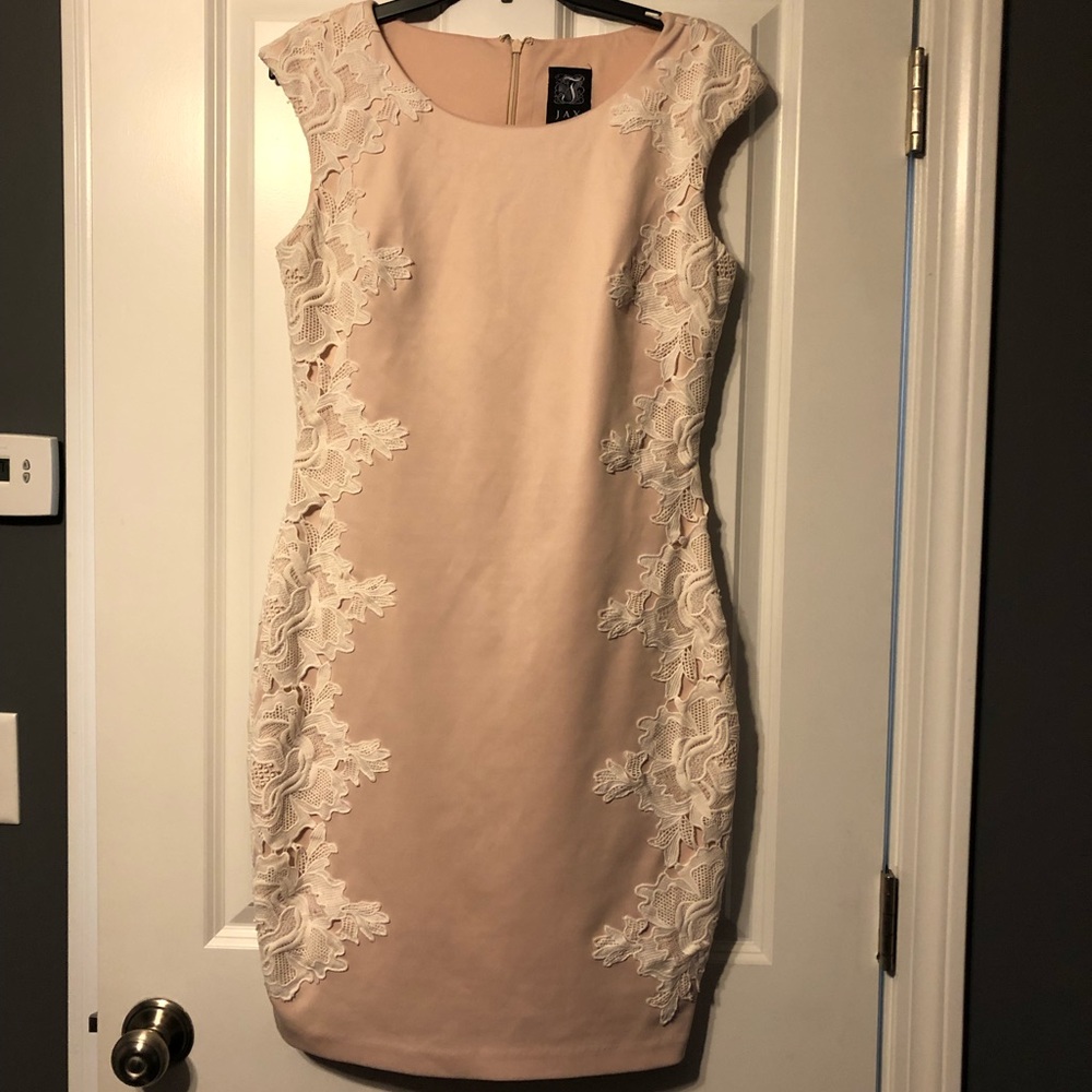 JAX lace detail dress